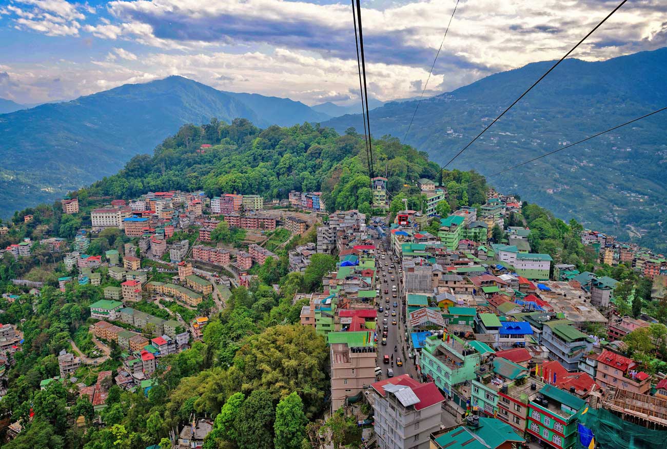 Gangtok the geteway of Sikkim